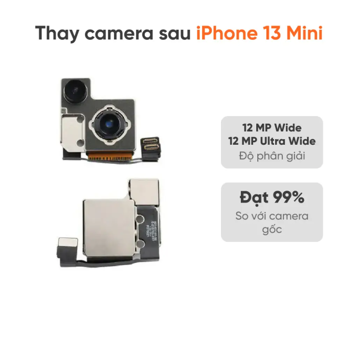 Thay camera sau iPhone 13 Mini