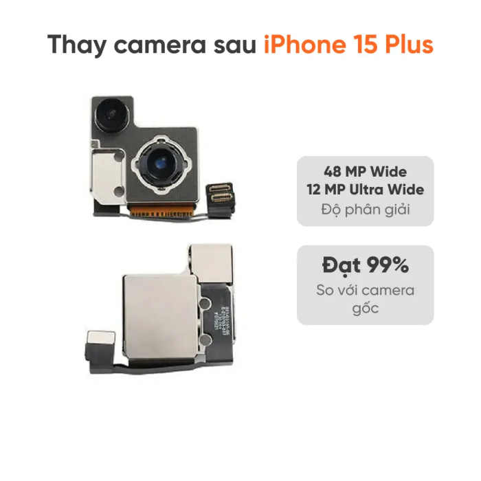 Thay camera sau iPhone 15 Plus