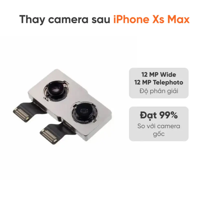 Thay camera sau iPhone Xs Max