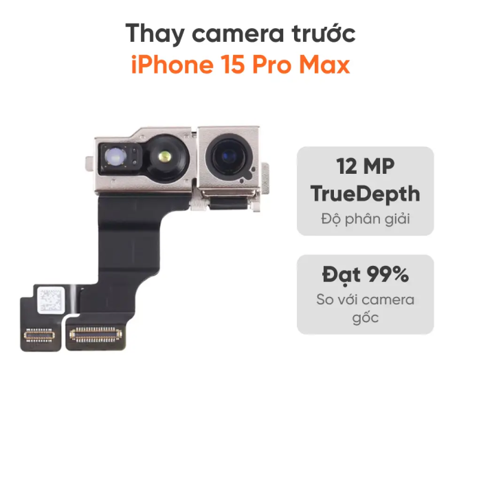 Thay camera trước iPhone 15 Pro Max