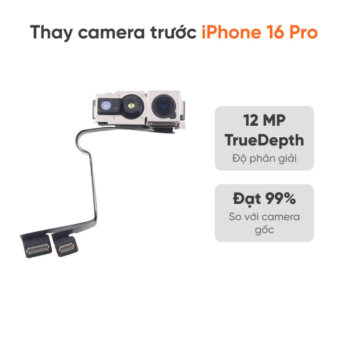Thay camera trước iPhone 16 Pro