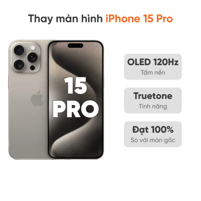 Thay màn hình iPhone 15 Pro