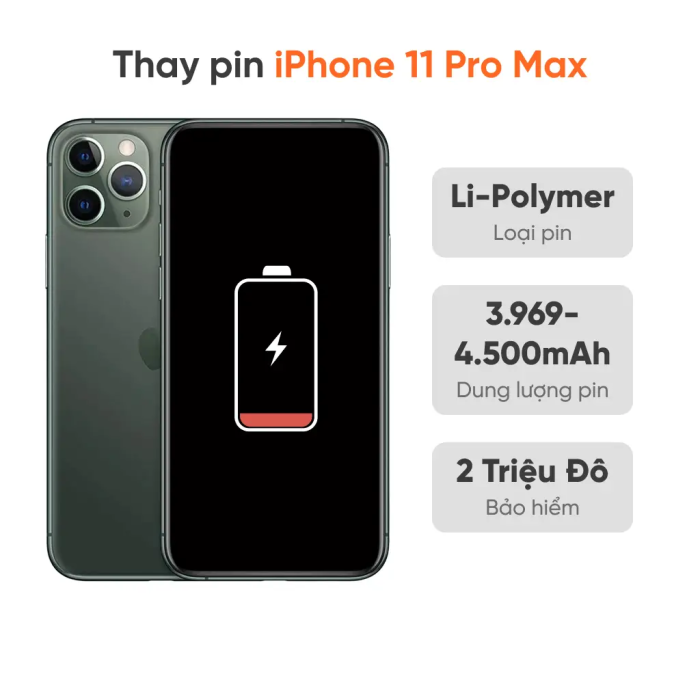 Thay pin iPhone 11 Pro Max