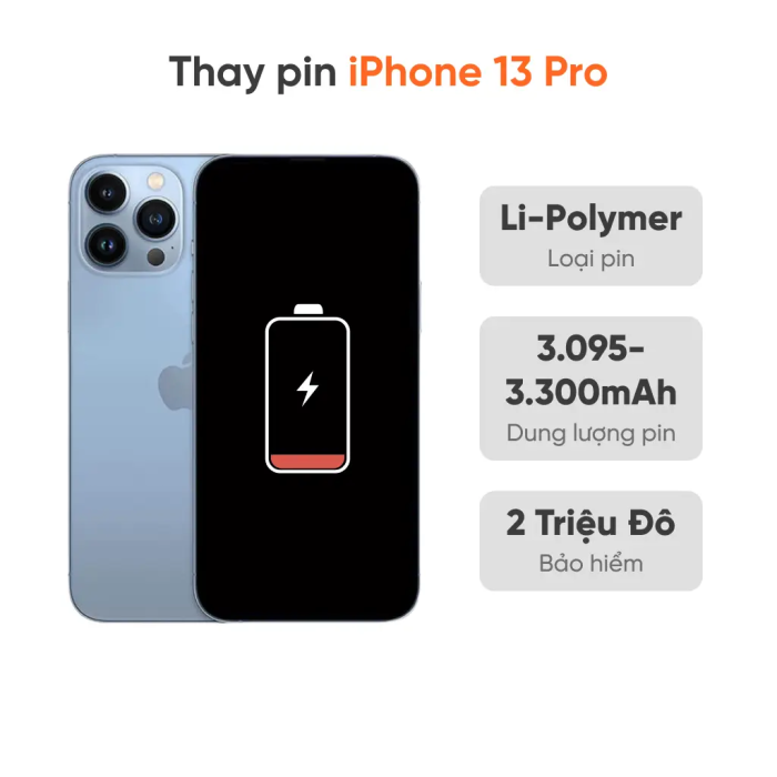 Thay pin iPhone 13 Pro