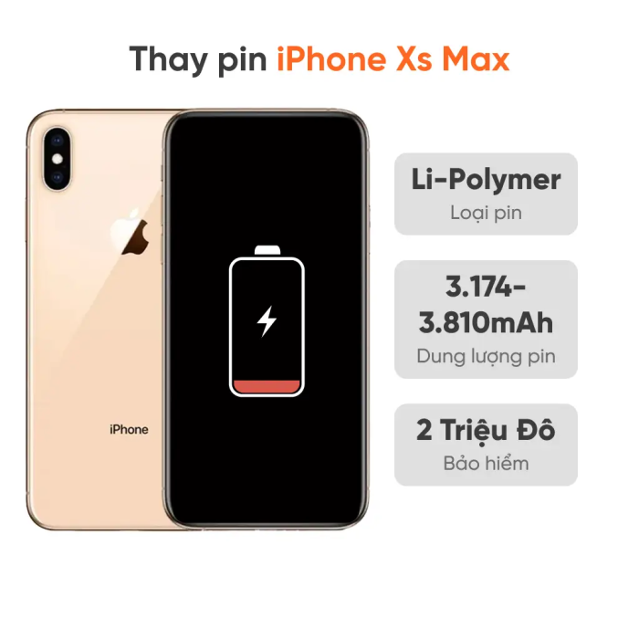 Thay pin iPhone Xs Max